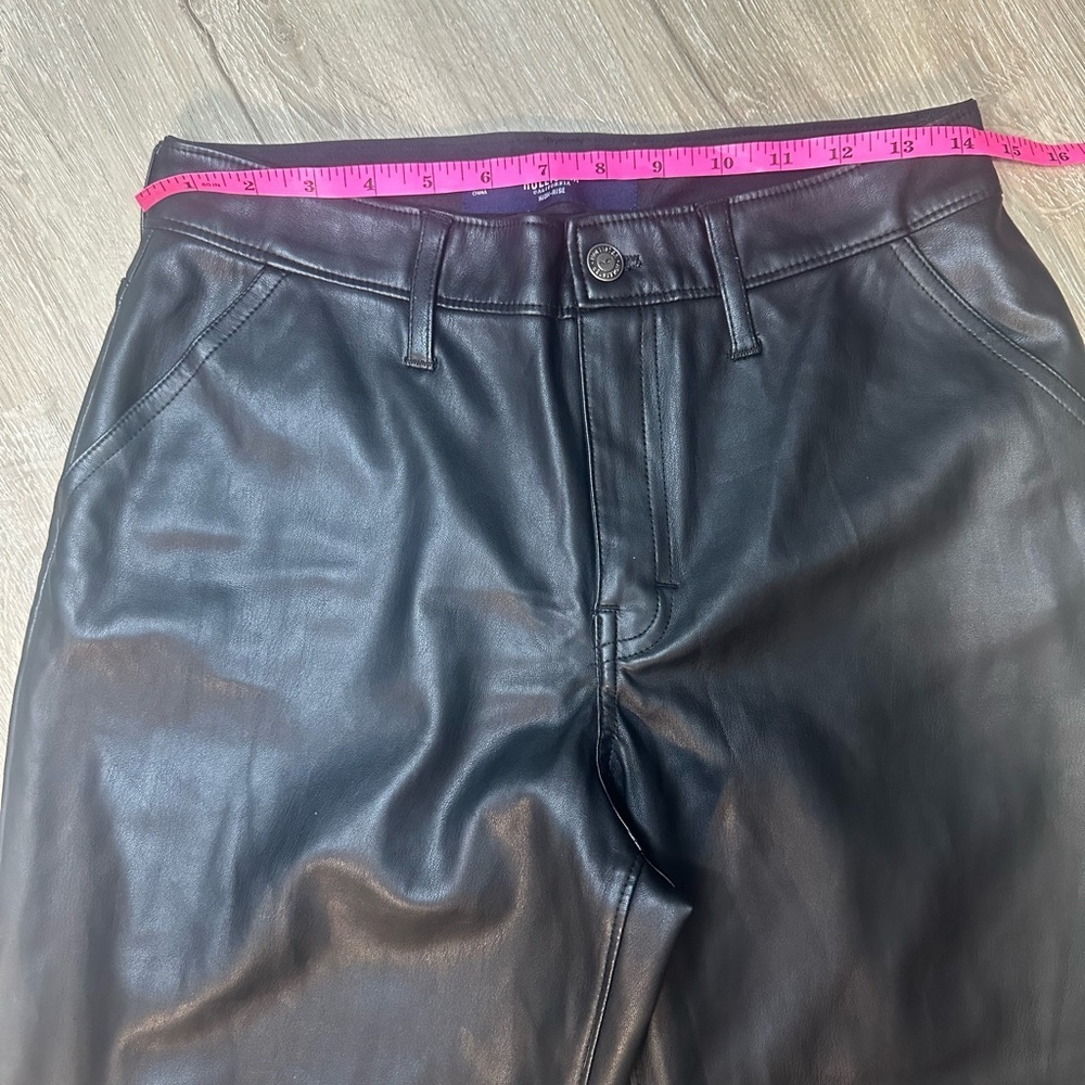 Hollister Women’s Black Faux Leather Pants size 9R ❤️🔥 - Picture 5 of 6